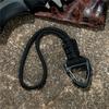 Emergency Triangle Buckle Outdoor Tools High Strength Lanyard Paracord Keychain Key Ring