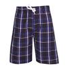Mens Woven Checked Lounge Shorts