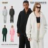 Новая мужская одежда осень и зима флисовый утолщенный кардиган с капюшоном свитер спортивные штаны американский модный бренд