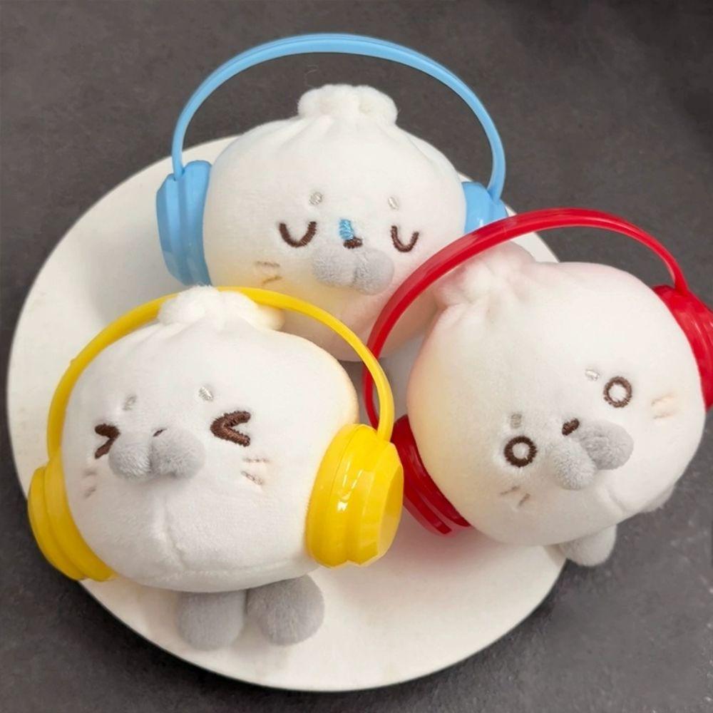 Hanging Ornament Seal Pendant Soft And Cute Stuffed Marine Animal Plush Seal Keychain Bag Backpack