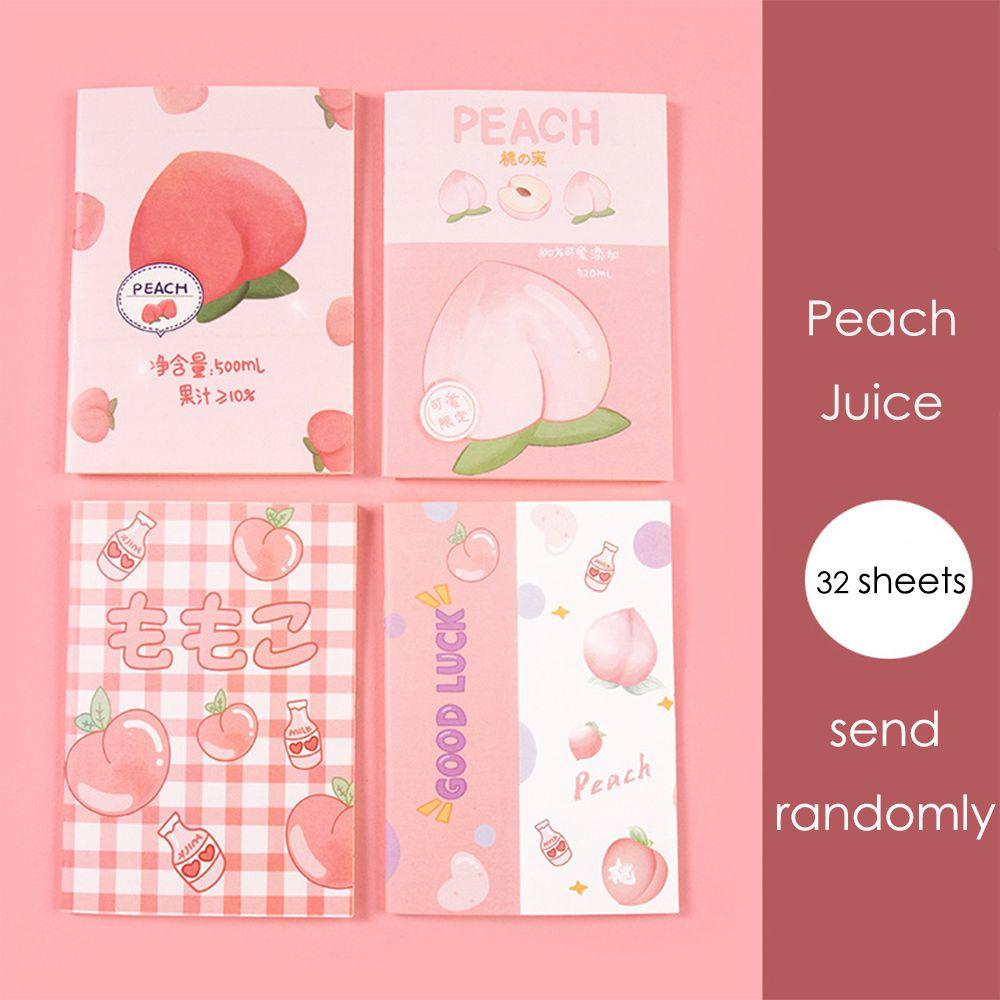 Блокнот Портативный Карманный Журнал Стено Мини Блокнот Персиковые Узоры Космонавт Медведь Милая Девушка Динозавр