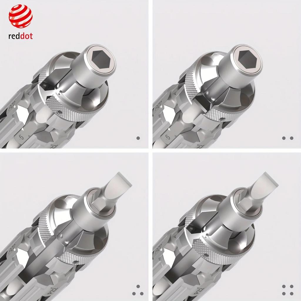 Galacok S1 EDC Multi-Function Screwdriver Set with Magnetic Torx Phillips Hex Drill Bit Portable Repair Tool for Outdoor Home