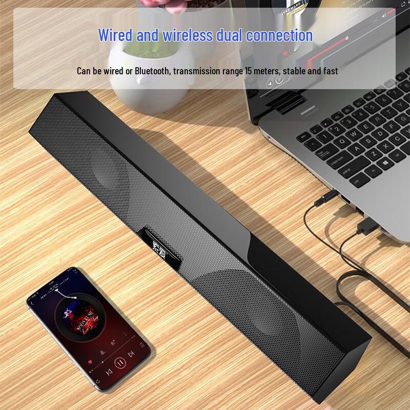 SAIAI SA-A2 Настольная Bluetooth и проводная звуковая панель, разъем CN (адаптер в комплекте)