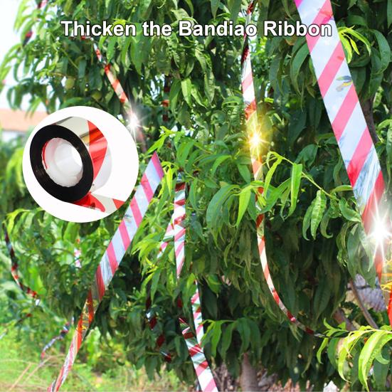 10 шт., 50 м, лента отпугивающая птиц, светоотражающая лента для отпугивания гусей, голубей, уток, дятла, двусторонняя лента для вспышки птиц, держит птиц подальше на открытом воздухе