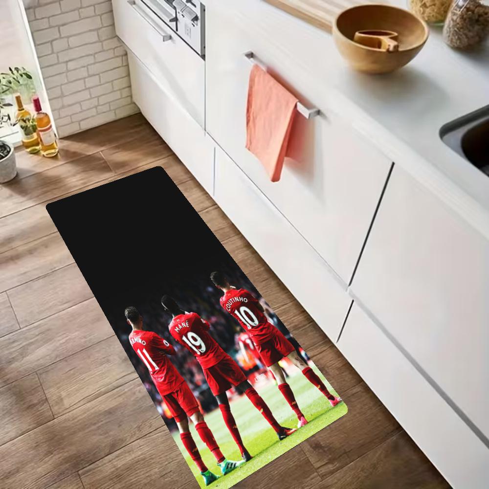 Liverpool Football Club Kitchen Carpet Nonslip Floor Mat Ideal For Indoor And Outdoor Entryway Door Mat Laundry Room Bathroom Foot Mat