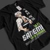Women's Cotton Crew Neck Demon Slayer Shirt Sanemi Shinazugawa T-Shirt Tanjiro KNY Anime Akaza Muzan Tee