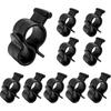 10 шт. Зажим для тента для гирлянды, Универсальный крючок для гирлянды для вечеринки, Вставляется в паз направляющей планки рулонного тента, Две позиции для подвешивания Потолочный крючок для