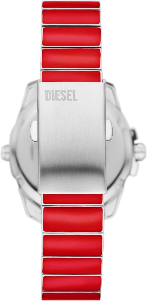 Часы Diesel Analog Digital Watch с ремешком из нержавеющей стали, мужские, DZ2192, Красный, Ремешок, Красный, Ремешок, Красный,