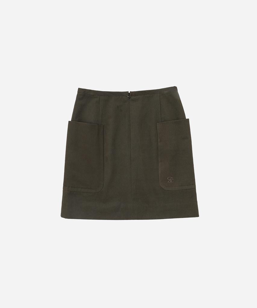 Solteuaenchokollis Юбка с карманом Khaki 4W231Z001