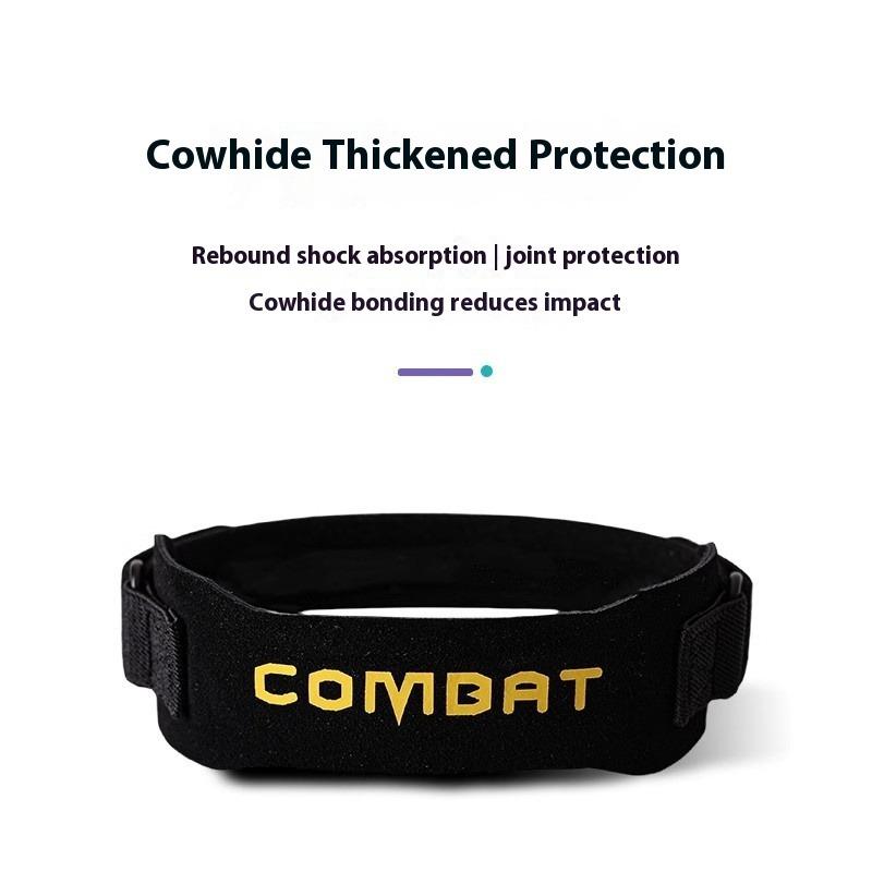 Наколенник из коровьей кожи для фитнеса в зале, профессиональные наколенники для бега, защитная накладка, мужской, женский, накладка на коленную чашечку