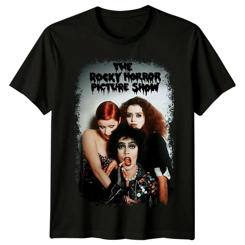 The Rocky Horror Picture Show (1975) Movie Poster Inspired Unisex T-Shirt Retro 70s Tee Graphic Tee