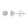 Серьги-гвоздики D Color 2CT VVS1 EX с муассанитом S925, серьги-гвоздики круглой огранки с платиновым покрытием для женщин, свадебные серьги