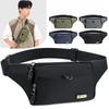 Men's Waterproof Waist Bag - Unisex Fanny Pack Convertible To Chest Sling (Running/Travel Hip Belt with Secure Pockets)