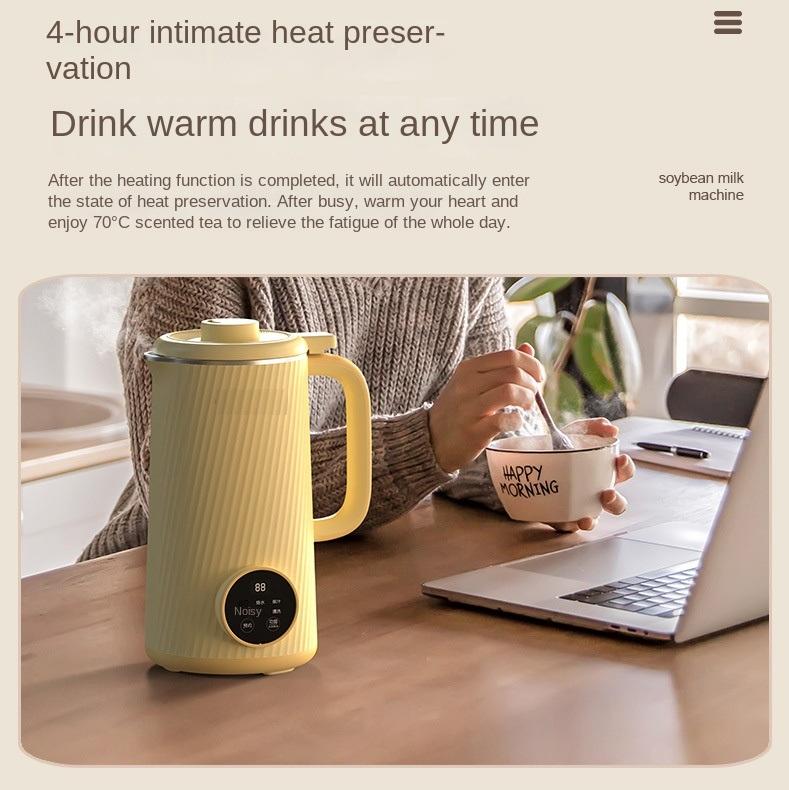 220 В 800 мл Автоматическая соковыжималка для соевого молока с быстрым нагревом, электрический чайник из нержавеющей стали