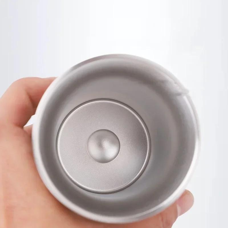 304 Stainless Steel 8Oz Matai Cup Gourd Shaped Tea Cup with Straw Spoon Heat Insulation Water Cup