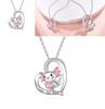 Trendy Heart And Cartoon Character Alloy Necklace For Women Gift Idea