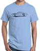 1969 1970 Mercury Cougar Hardtop Redline Design Tshirt