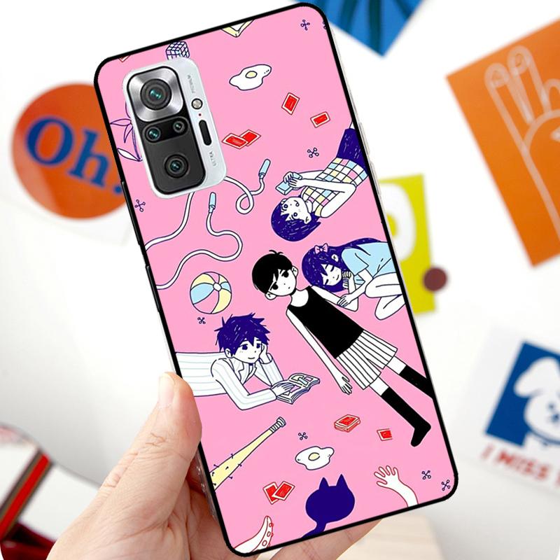 Чехол для игры Omori для Xiaomi Redmi Note 12 Pro 11 8 9 10 Pro 9S 10S 11S 12S Redmi 12C 10C 9C 10A