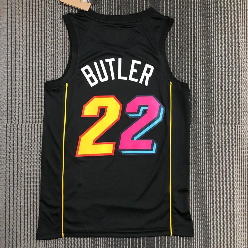 Miami Heat Basketball Jersey Custom Name Number Printed Sportswear Breathable Performance Shirt Men Women