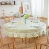 Large Round Table Dining Tablecloth Waterproof Living Room Coffee Table Rectangular Book Tablecloth for Dining Table