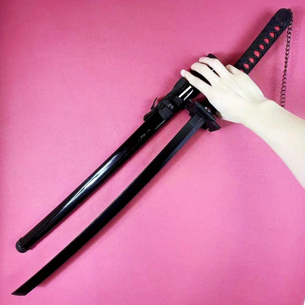 40inch Kurosaki Ichigo Katana Sword Anime Bleach Ninja Knife Cosplay Prop Real Size Japanese Katana Original Samurai Sabre Toy