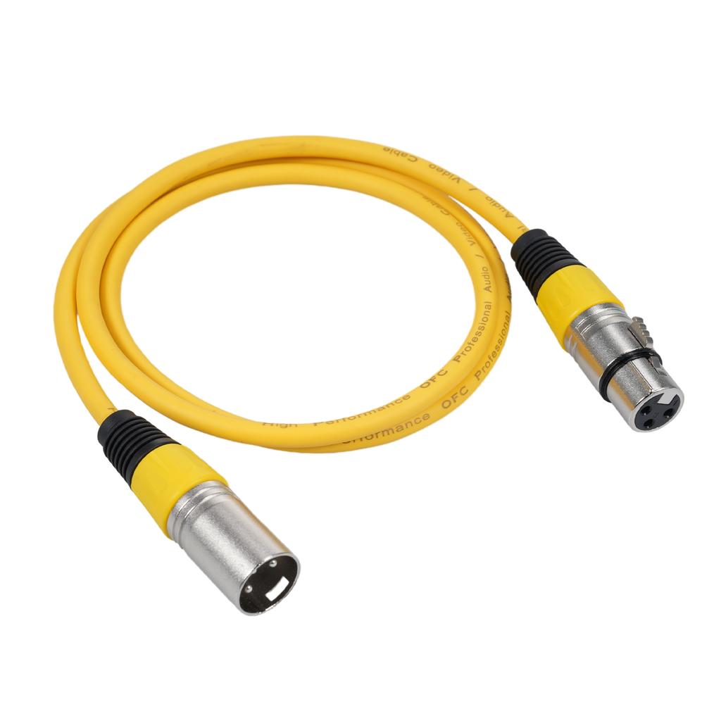 1Pack 3 Pin Dmx Cables Male Female XLR Patch Cables DMX512 Signal Cable Microphone Cable XLR Cable