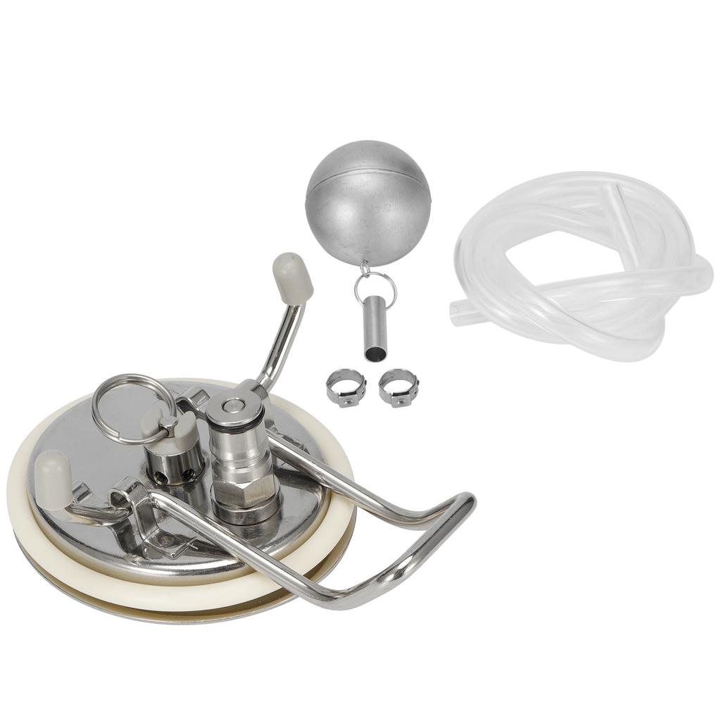 Крышка для бочонка из нержавеющей стали для домашнего пивоварения с плавающим шариком для пивной трубки для кегов Kegland
