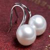 Hook Earrings Elegant Easy Matching Compact Faux Pearl Women Jewelry for Shopping Dating