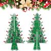 3D Xmas Christmas Tree Led DIY Kits 3Color Flash RGB LED Circuit Electronic Assemble Funny Kits STEM Project PCB Board Flash Kit