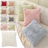 Faux Rabbit Fur Pillow Cover Super Soft Solid Color Cushion Cover Living Room Sofa Bedroom Plush Cushion Home Decoration
