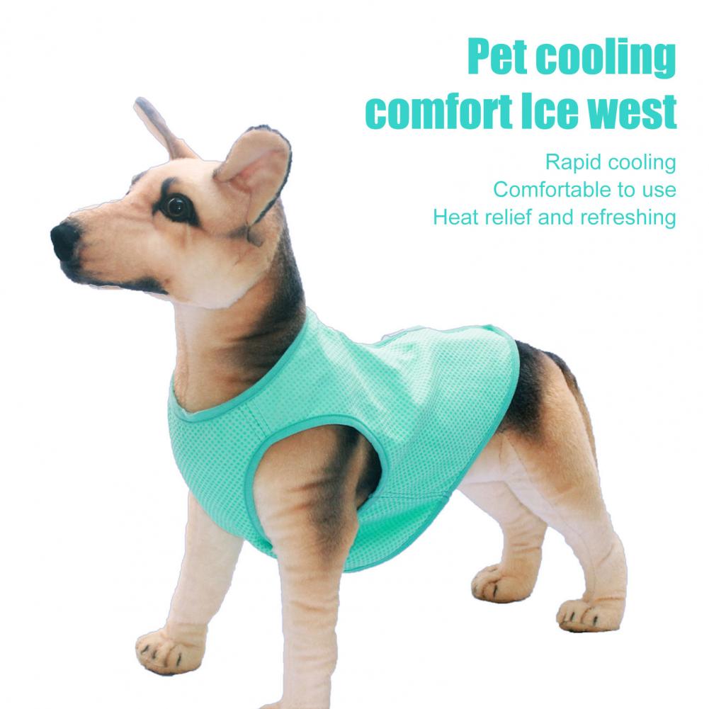 Dog Vest Cooling Dog Vest Breathable Instant Cooling Vests for Dogs Reusable Outdoor Pet Coats Summer Clothes for Active Pets