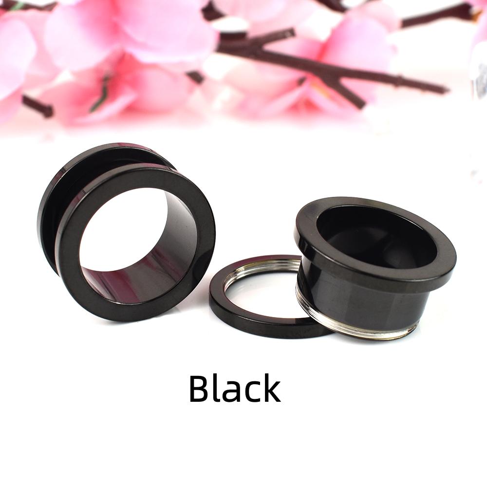3-40 мм 2 шт., ушные манометры из нержавеющей стали, заглушки, туннели, расширитель для ушей, носилки, украшения для тела для женщин и мужчин