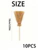 10 шт. Хэллоуинские метлы, мини-метлы, Хэллоуинские украшения, осенние украшения, украшения для комнаты, украшения для кухни