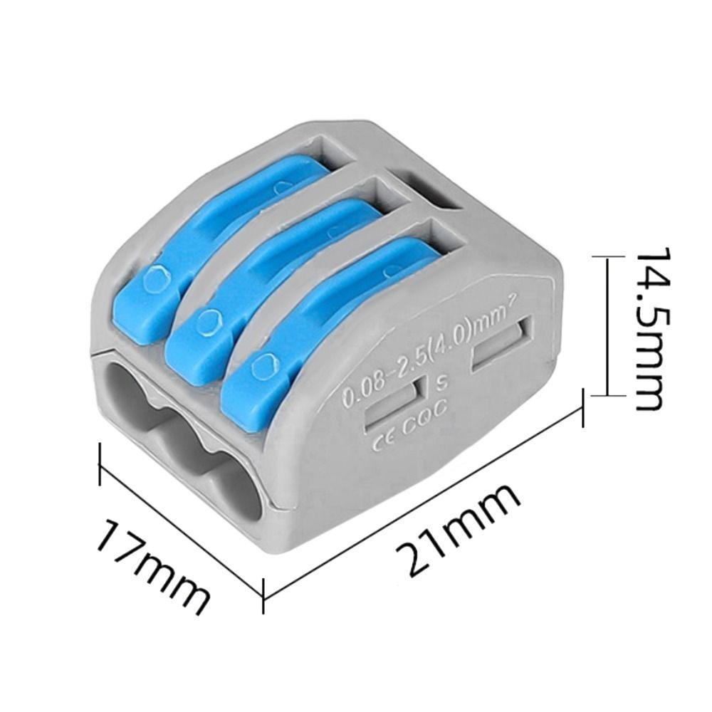 Универсальная компактная быстрая клеммная колодка Мини-компактные электрические разъемы для сращивания Электрические разъемы