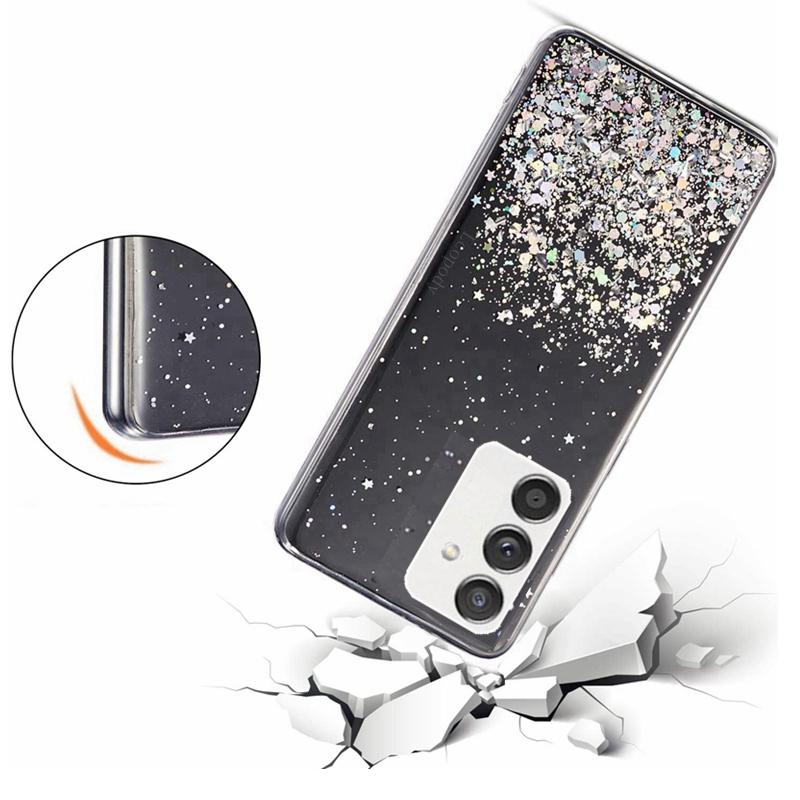 Luxury Bling Glitter Phone Case For Samsung Galaxy A13 5G Soft Full Cover For Samsung A 3 A135F A 135F A 13 A136U Back Cover
