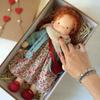 Handmade Waldorf Doll 12" Soft Knitted Dolls Cute Girls Plush Stuffed Toy