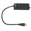 USB Hub 4 Port Independent Power Switch Transmission Stability External 3.5 Interface Electronics