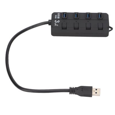 USB-хаб 4 порта Независимый выключатель питания Стабильность передачи Внешний 3.5 интерфейс Электроника