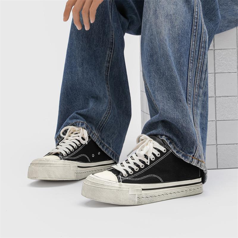 2025 новые низкие студенческие парусиновые туфли нишевая обувь для скейтбординга грязная обувь спортивная и любительская обувь для скейтбординга X237