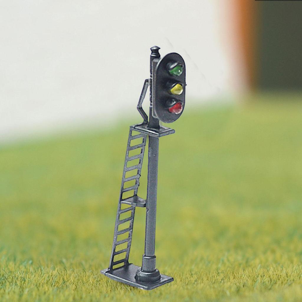 Модель железной дороги 3-световые сигналы зеленый/желтый/красный масштаб светодиодные новые 3V огни дорожного движения B2T6