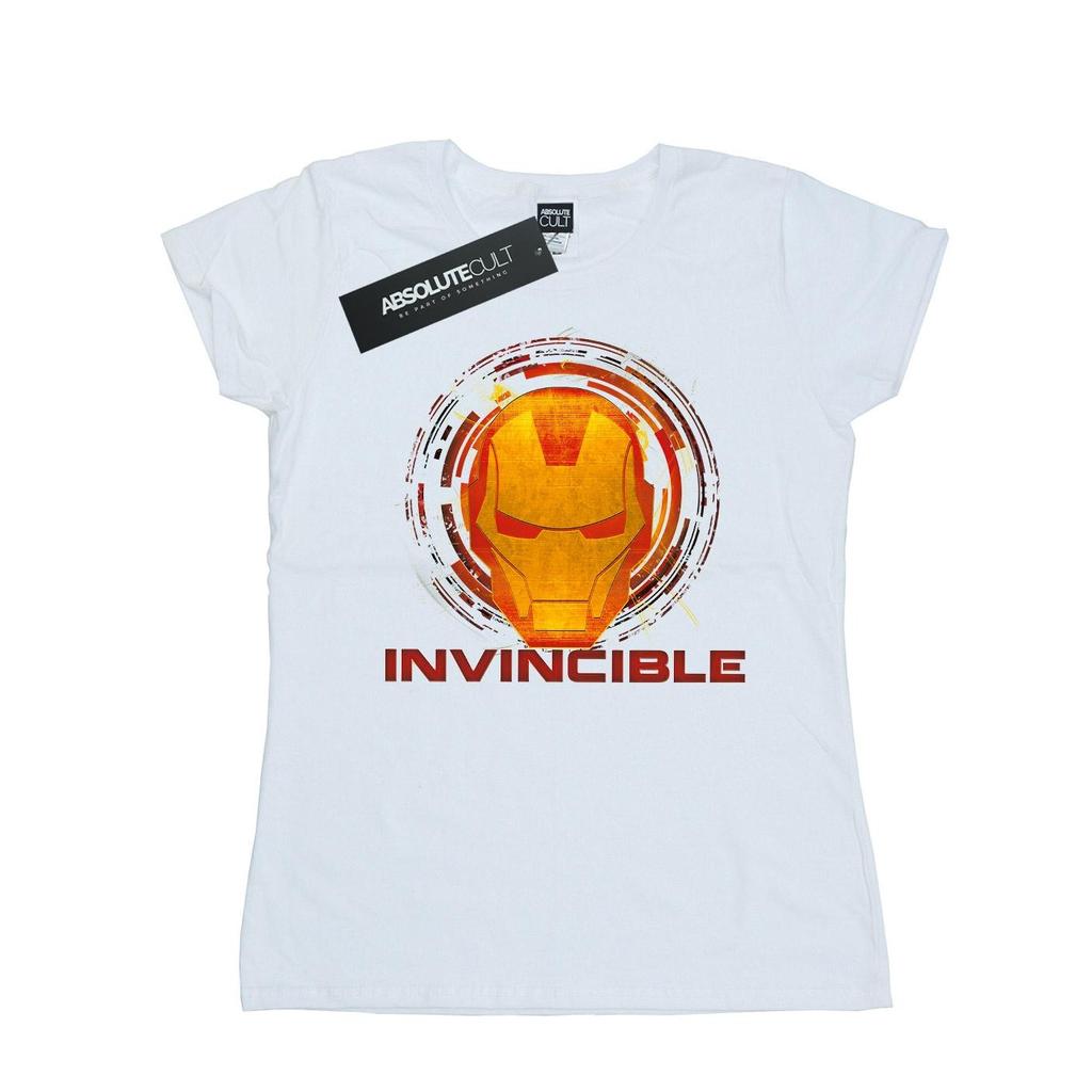 Marvel Womens/Ladies Avengers Iron Man Invincible Cotton T-Shirt