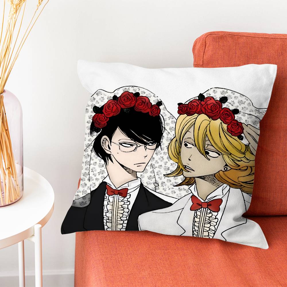 DDoukyuusei Anime Pillow Case Plush Fabric Soft Pillowcase Double Sided Print Cushion Cover Household Gifts