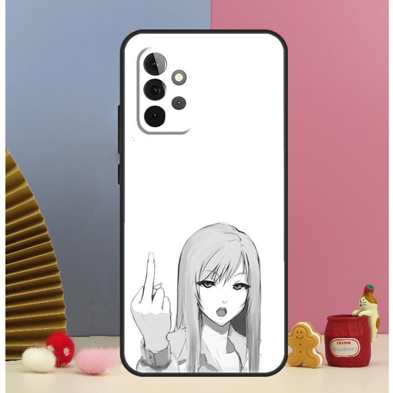 Смешные мемы со средним пальцем Чехол для телефона для Samsung Galaxy A12 A32 A52 A14 A24 A34 A54 A53 A33 A13 A15 A25 A71 A51