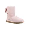 UGG Customizable Bailey Bow Short Fleece Lined Snow Boots Women Boots Pink 1098075-SLPN