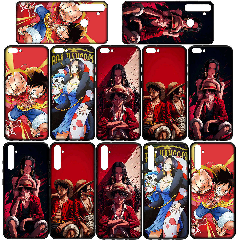 Чехол для телефона для iPhone 17 15 16 Plus Redmi Note 14 12 11 13 Pro Max Huawei P30 P20 Lite OPPO A60 A80 A38 A54 Boa Hancock Funda One Pieces Luffy Cover