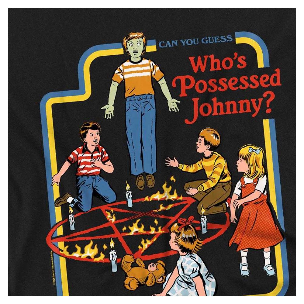Steven Rhodes Unisex Adult WhoÂ´s Possessed Johnny Long-Sleeved T-Shirt