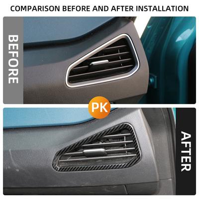 Для Volkswagen VW ID3 ID.3 2020-2025 LHD Накладка на дефлектор кондиционера Рамка переднего воздуховыпускного отверстия Наклейка Стайлинг Аксессуары для интерьера