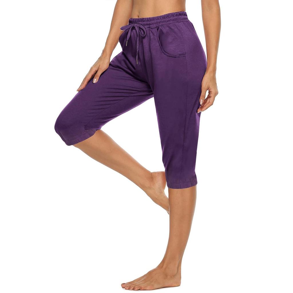 Женские брюки для бега с завязками, удобные спортивные брюки с карманами, 5 шт.