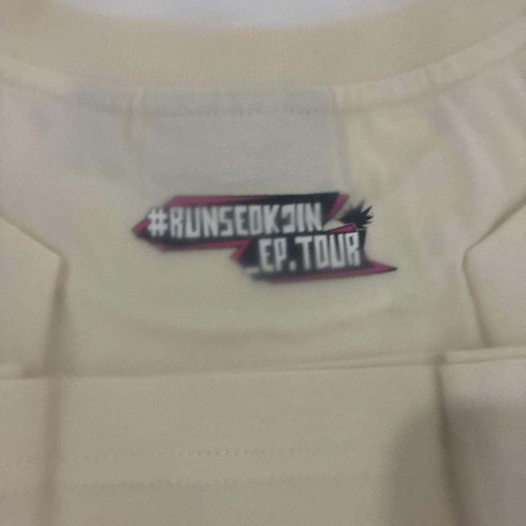 [USED] Korea Tour BTS RUNSEOKJIN Wootteo T-shirt M