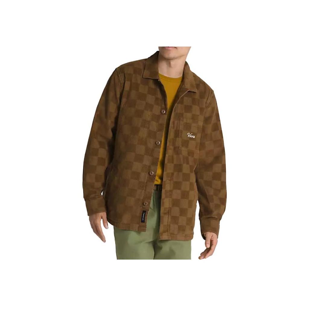 New Vans Woll Shirts Men's Brown VN0008GP0E0